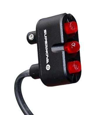 Supernova E3 Tail Light 2 SCT E-25 Schwarz eBike Rücklicht 6V Sattelstütze Mount