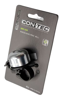 Contec Miniglocke Bing Select Ø 37mm SILBER Aluminium Fahrrad Klingel Glocke