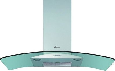 Bauknecht DDLE 5790 Camino Cappa Ventilato Scarico 90 CM Acciaio Inox Nuovo Ovp