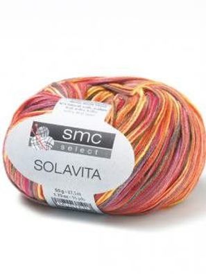 50g "Solavita" - Ein angenehmes Garn für die sommerliche Garderobe.