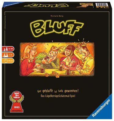 Ravensburger 27223 Bluff, Spiel des Jahres 1993, Familienspiel