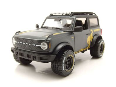 Maisto - Modellauto - Design Ford Bronco Badlands Toyo Tires '21 (schwarz,1:24)