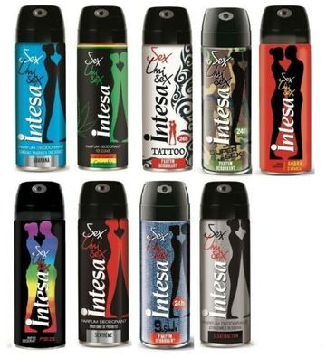 NTESA UNISEX Dream-SET Deo 9 x 125ml Deodorant Spray