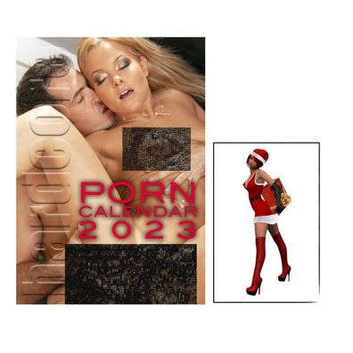 Pin Up Kalender 2023 P * rn & Erotik Magnet Sexy Xmas Girl