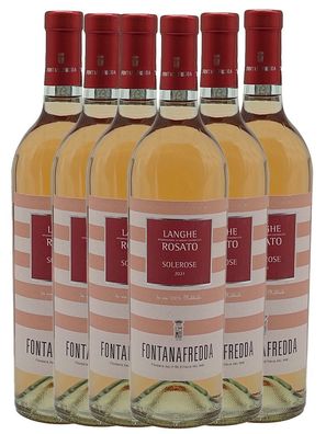 Fontanafredda, Langhe Rosato, DOC, Solerose, 2021, 6 Flaschen