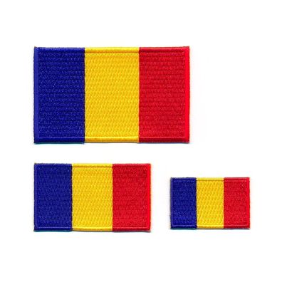 3 Rumänien Bukarest România Flaggen Flags Patch Aufnäher Aufbügler Set 1052