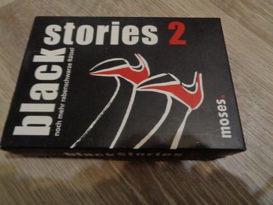 black stories 2 - noch mehr rabenschwarze Rätsel - Kartenspiel