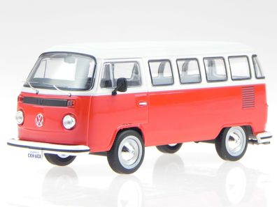 VW T2 Kombi 1976 rot weiss Modellauto PRD344 PremiumX 1:43