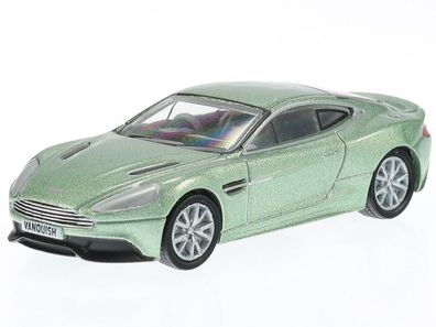 Aston Martin Vanquish Coupe appletree green Modellauto 76AMV001 Oxford 1:76