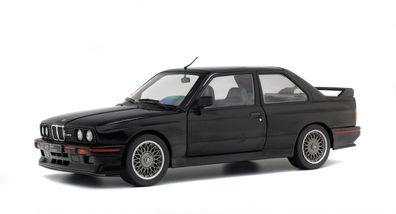 BMW e30 M3 Sport Evolution schwarz Modellauto S1801501 Solido 1:18
