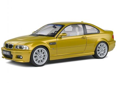 BMW e46 M3 Coupe 2000 phoenix gelb Modellauto S1806501 Solido 1:18