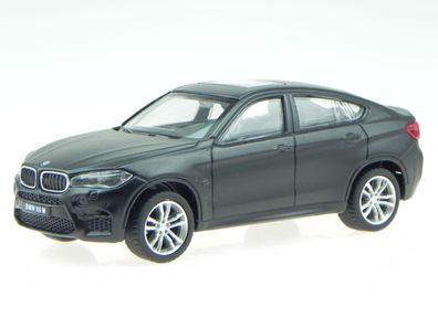 BMW F16 X6 M 2016 schwarz matt Modellauto cmcT0008mbk CMCToy 4,5 inch