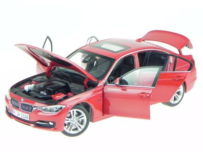 BMW F30 3er 320 325 330 melbourne red Modellauto PA97024 Paragon 1:18