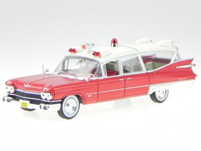 Cadillac Miller Meteor Ambulance red 1959 Modellauto 495002 Atlas 1:43