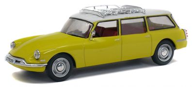 Citroen DS 19 Break 1960 gelb Dachweiss Modellauto 4304400 Solido 1:43
