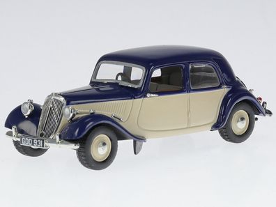 Citroen Light 15 1949 blau + beige Modellauto 153051 Norev 1:43