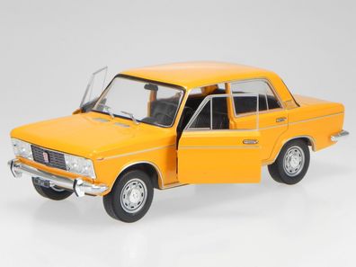 Fiat 125 orange Modellauto WB124040 Whitebox 1:24