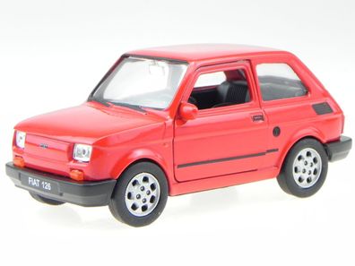 Fiat 126 Bambino rot Modellauto 42372 Welly 1:28