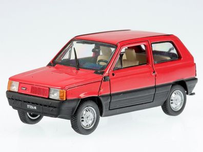 Fiat Panda 1980 rot Modellauto Norev 1:43