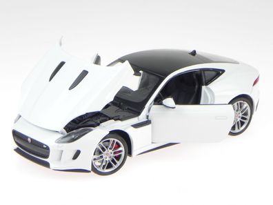 Jaguar F-Type Coupe 2015weiss Modellauto 24060 Welly 1:24