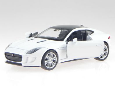 Jaguar F-Type Coupe weiss Modellauto 43699 Welly 1:39