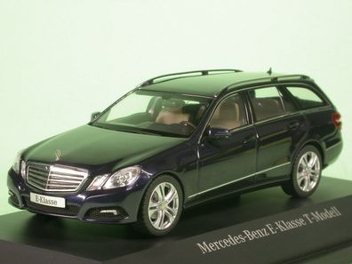 Mercedes S212 E-Klasse T-Modell tansanit blau Modellauto Schuco 1:43