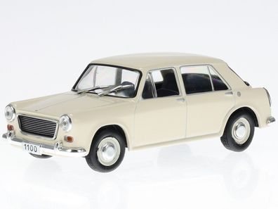 Morris 1100 1967 weiss Modellauto ABADD106 in Vitrine Hachette 1:43