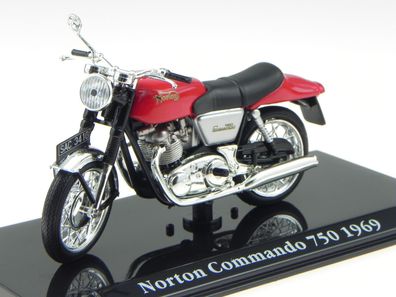 Norton Commando 750 1969 Classic Motorrad Modell 4658103 Atlas 1:24
