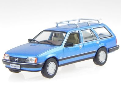 Opel Rekord E Caravan blau Modellauto 1:43