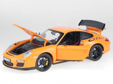 Porsche 911 997 GT3 RS 2009 orange Modellauto 187562 Norev 1:18