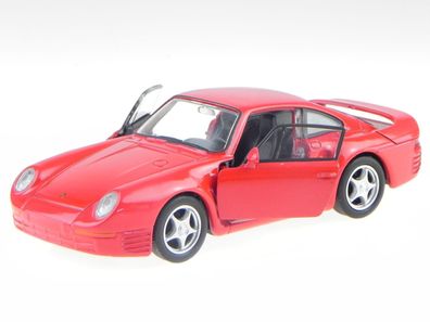 Porsche 959 rot Modellauto 43737 Welly 1:36