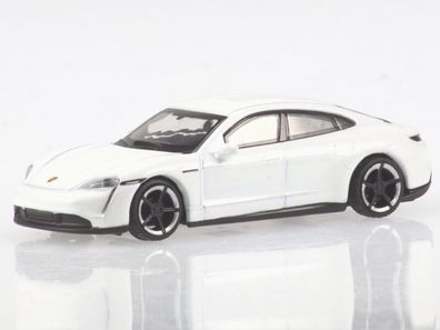 Porsche Taycan Turbo S weiß Modellauto 452655800 Schuco 1:87