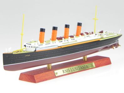 RMS Royal Mail Ship Lusitania Ocean Liner Metall Modell Atlas 1:1.250