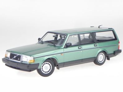 Volvo 240 GL Break 1986 gruen met. Modellauto 155171410 Minichamps 1:18