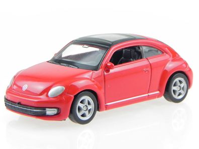 VW Beetle rot Modellauto Welly 1:60