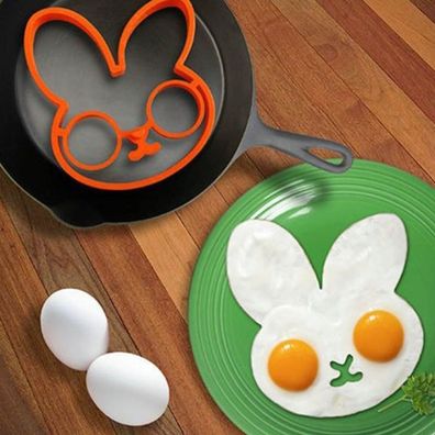 Silikon-Eierpfannkuchen, Ringformer, Frühstück kochen, Omelett-Werkzeug