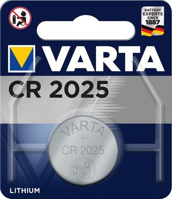 Varta Professional Electronics CR2025 (6025) - Lithium-Knopfzelle, 3 V