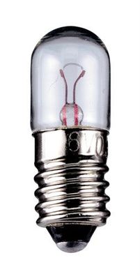 Goobay Röhrenlampe, 1,8 W - Sockel E10, 6 V (DC), 300 mA