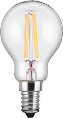 Goobay Filament LED Mini-Globe, 4 W - Sockel E14, ersetzt 39 W, warm-weiß