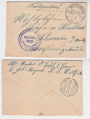 65251 Feldpostbrief Deutsch Südwestafrika mit Truppenstempel Bethanien 1907
