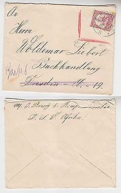 65486 Brief Deutsch Südwestafrika mit Stempel Warmbad 8 Kompagnie 1911