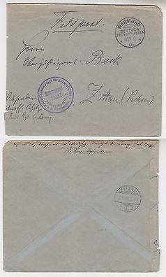 65492 Feldpostbrief Deutsch Südwestafrika mit Truppenstempel Warmbad 1906