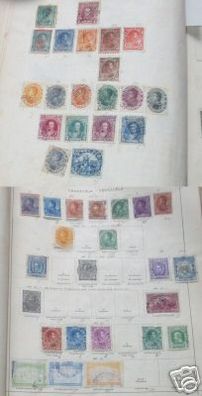 40 seltene Briefmarken Venezuela um 1900