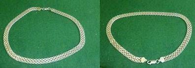 wunderbare Damen Halskette 925er Silber Länge 31 cm