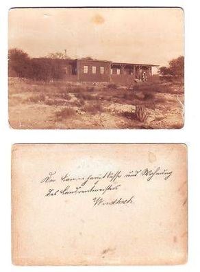45449 Foto Gebäude Windhuk DSWA um 1900