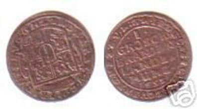 alte Silber Groschen Brandenburger Landmünze 1652