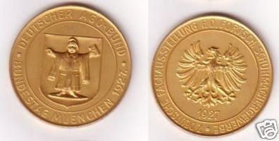 Medaille deutscher AGO Bundestag München 1927