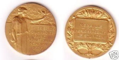 Medaille Schuhmacher Fachausstellung Kempten 1926
