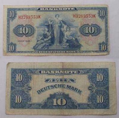 Banknote 10 Mark Bank deutscher Länder 1948