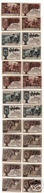 26 Banknoten Notgeld der Stadt Diepholz 1921